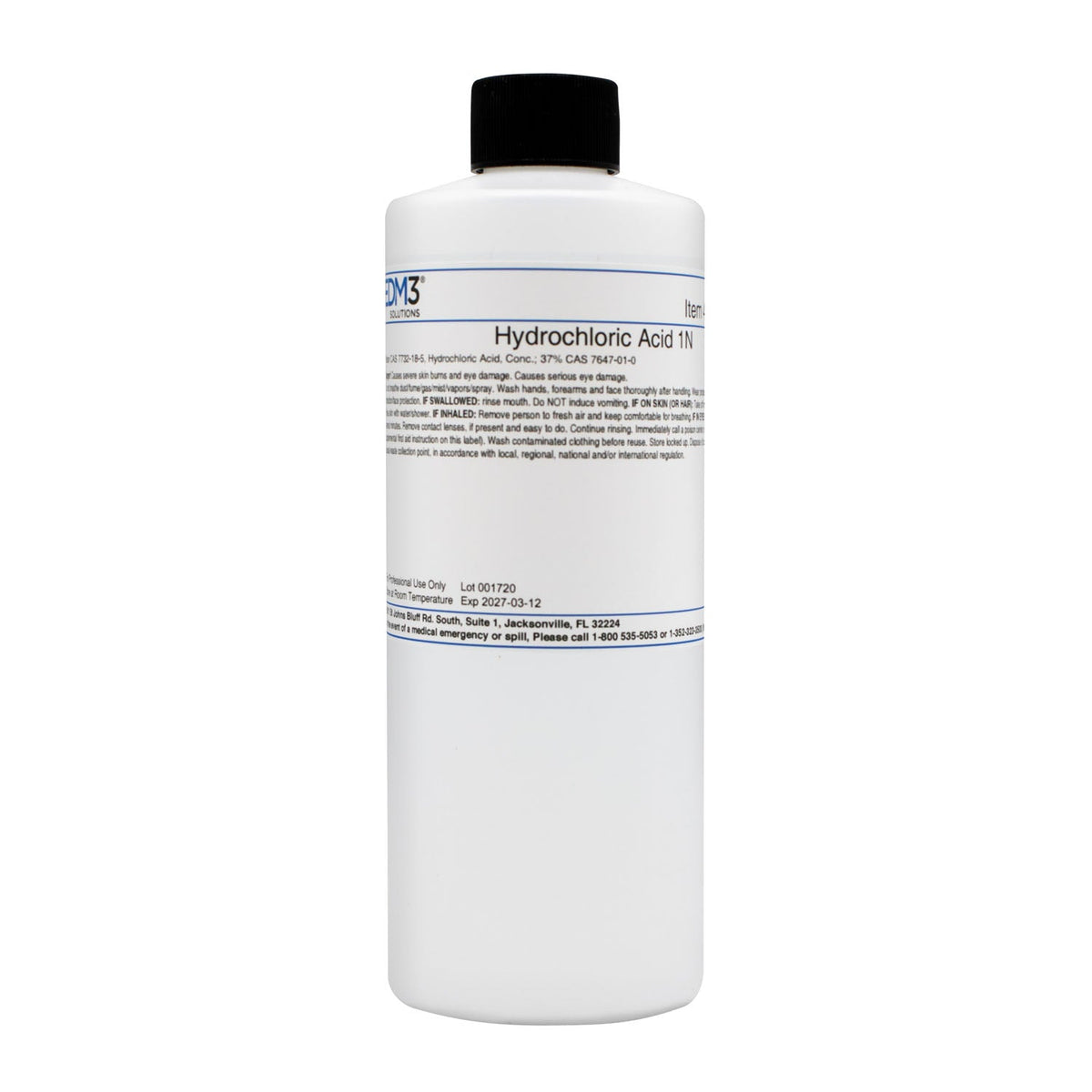 EDM3 Stains and Reagents - Hydrochloric Acid 1% Norm