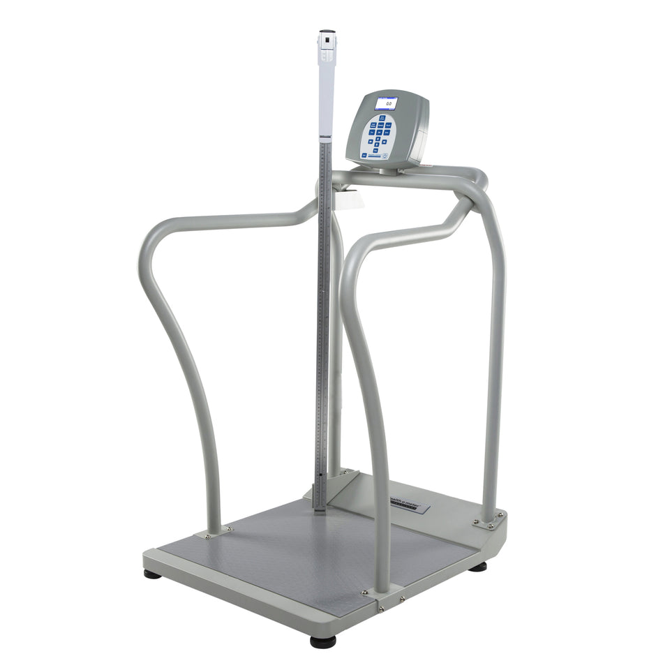 Pelstar/Health O Meter Professional Scale - Digital 2101KL Platform Scale with Handrails