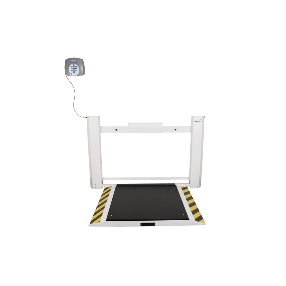 Pelstar/Health O Meter Professional Scale - Antimicrobial Wall Mounted Wheelchair Scale (LB/KG Lockout)