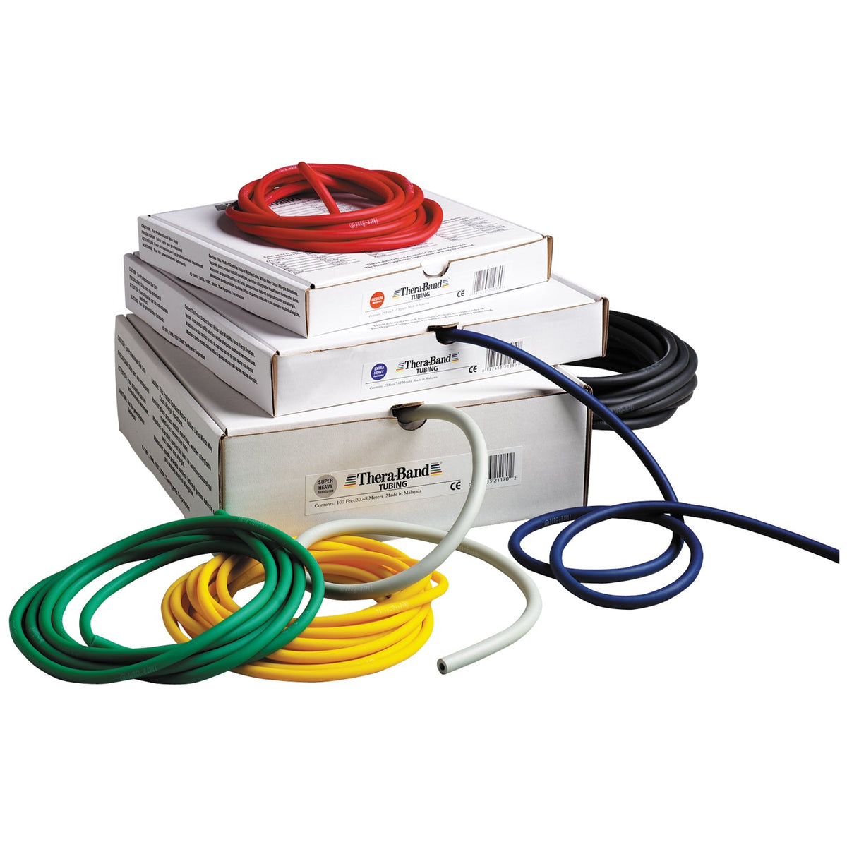 Performance Health Theraband Professional Resistance Tubing - Super Heavy, 100 ft Dispenser Box