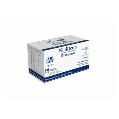 Innovative Nitriderm Sterile Powder-Free Nitrile Exam Gloves - Chemo Tested (Singles)