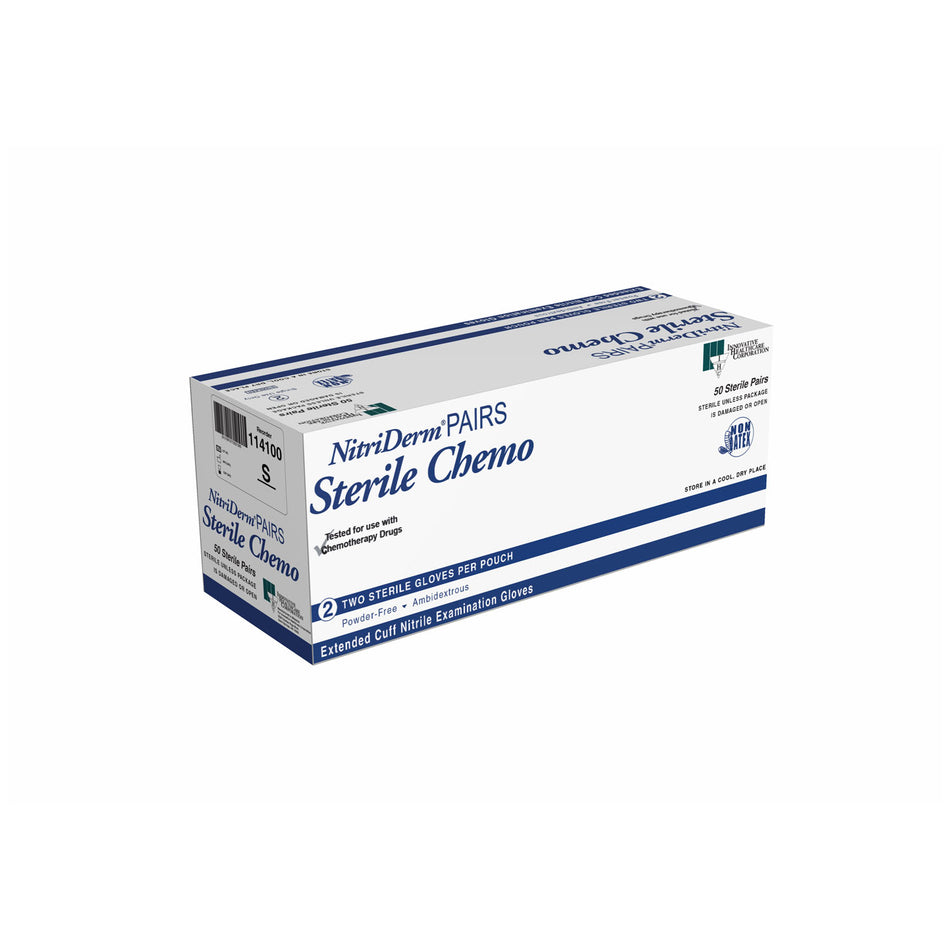 Innovative Nitriderm Nitrile Synthetic Powder-Free Sterile Exam Gloves