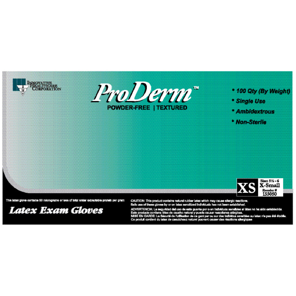 Innovative Prodermtm Powder-Free Exam Gloves - Polymer Bonded