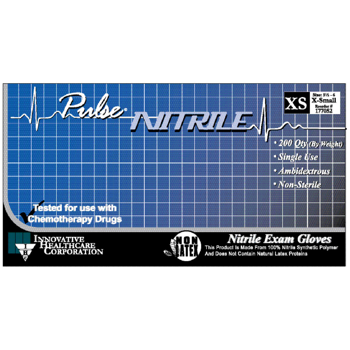 Innovative Pulse Nitrile Exam Gloves