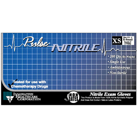 Innovative Pulse Nitrile Exam Gloves