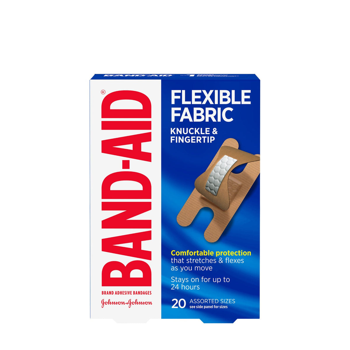 Kenvue Band-Aid Flexible Fabric Adhesive Bandages - Knuckle & Fingertip