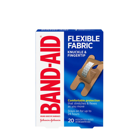Kenvue Band-Aid Flexible Fabric Adhesive Bandages - Knuckle & Fingertip