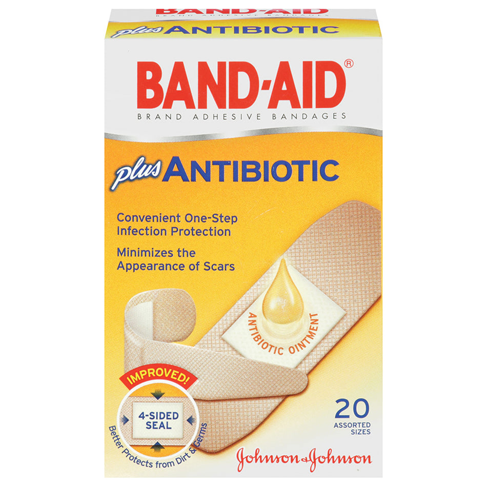 Kenvue Band-Aid Adhesive Bandages - Antibiotic