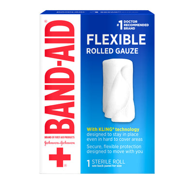 Kenvue Band-Aid First Aid Gauze - Rolled Gauze Conforming 3" x 2.1 yds