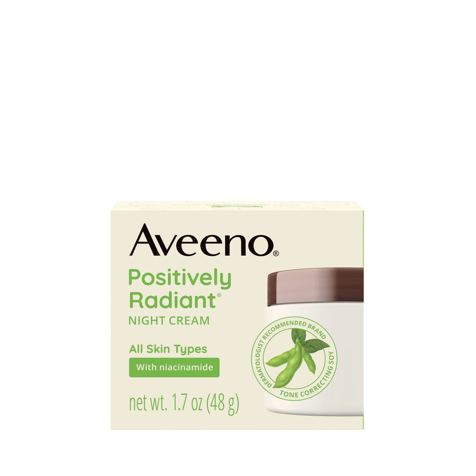 Kenvue Aveeno Skin Moisturizers - Positively Radiant Night Cream