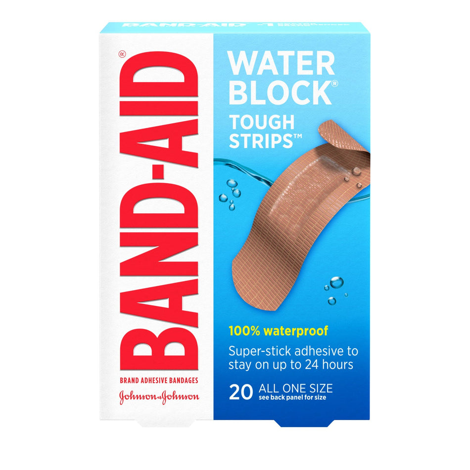Kenvue Band-Aid Adhesive Bandages - Water Block and Tough Strip