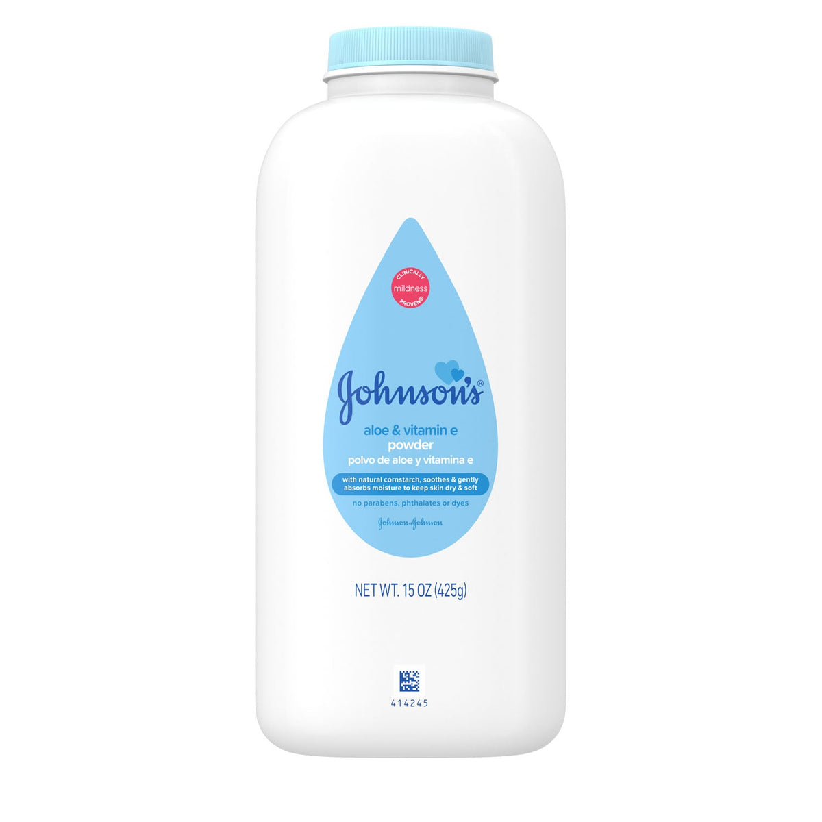 Kenvue Johnson's Baby Care - Pure Cornstarch, Soothing Aloe & Vitamin E