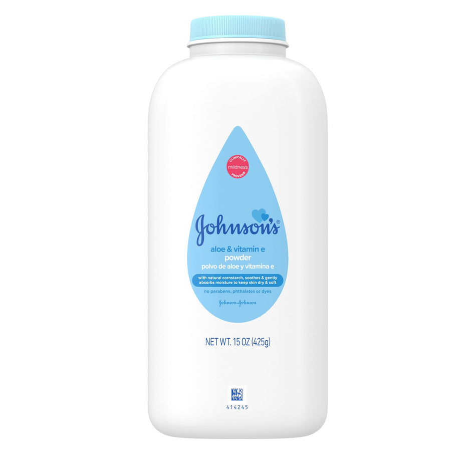 Kenvue Johnson's Baby Care - Pure Cornstarch, Soothing Aloe & Vitamin E
