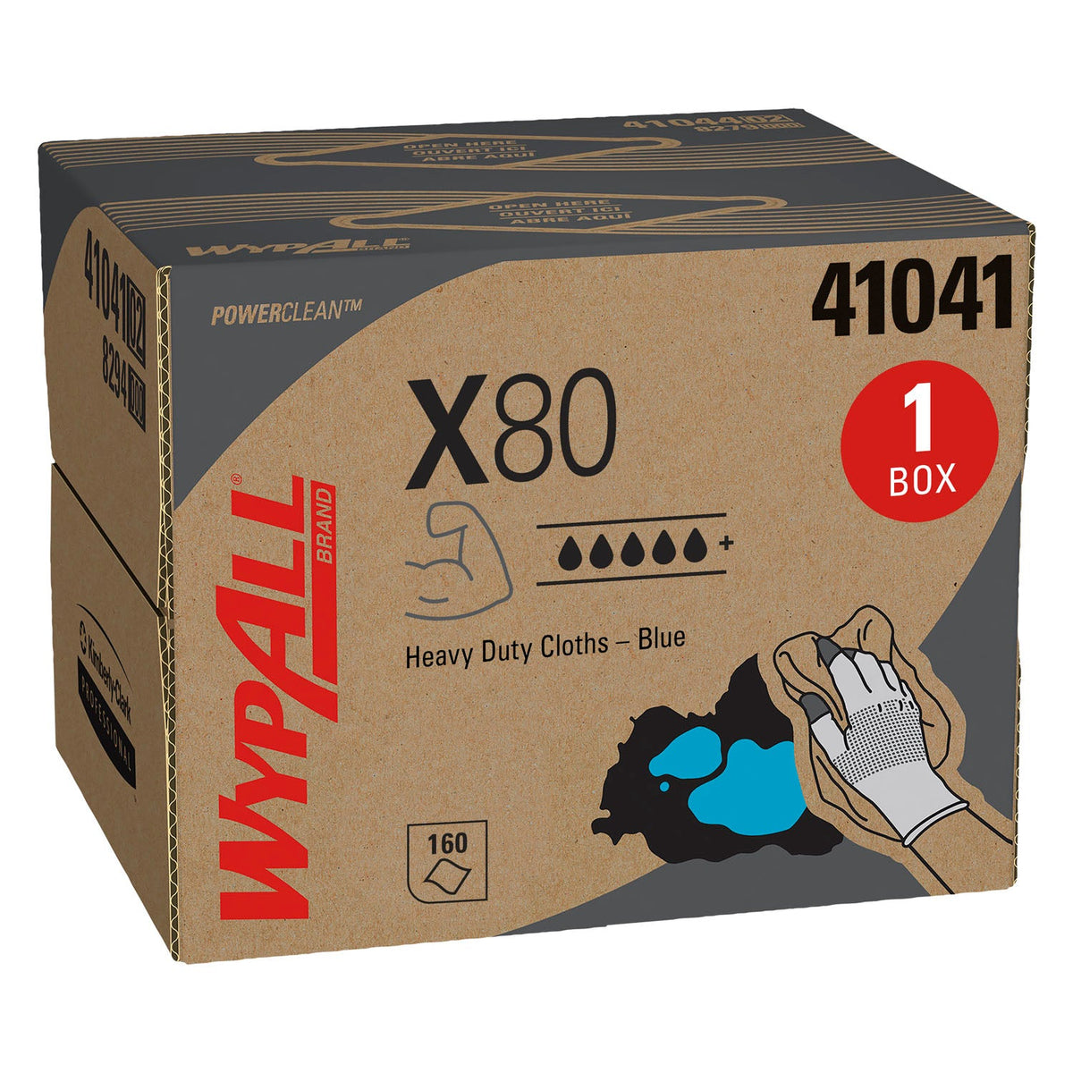 Kimberly-Clark Wypall Wipers - General Wipers - Pop-Up Box