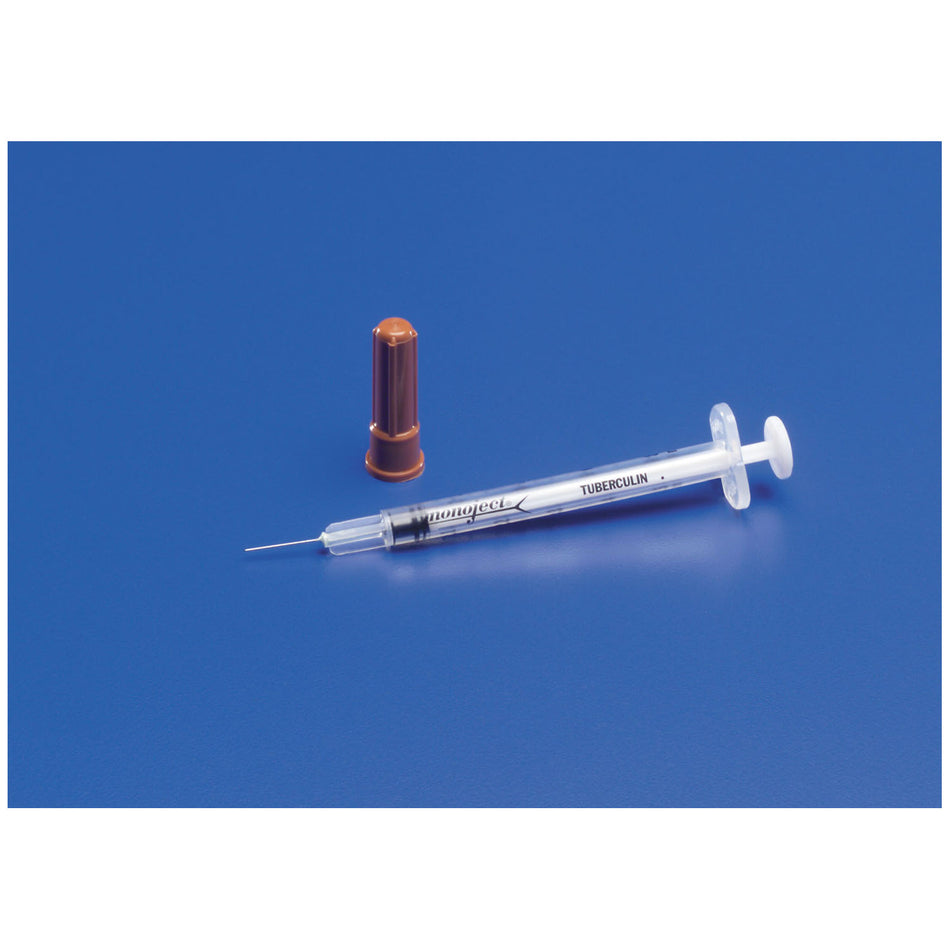 Cardinal Health Monojecttm Softpack Tuberculin Syringes - 25G with Permanently Attached Needle