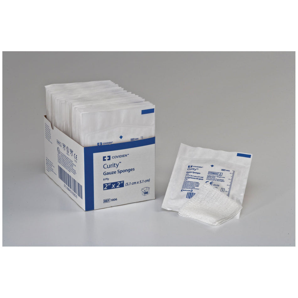Cardinal Health Curitytm Gauze Sponges - Sterile 2" x 2"