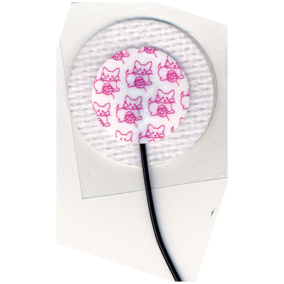 Cardinal Health Kittycattm Pre-Wired Neonatal ECG Electrodes - Cloth 1051NPSM Radiolucent