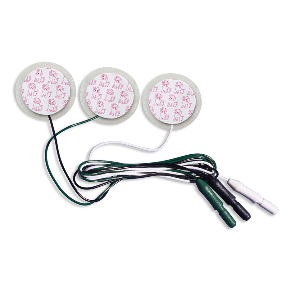 Cardinal Health Pre-Wired Neonatal Electrodes - PuppyDog Large