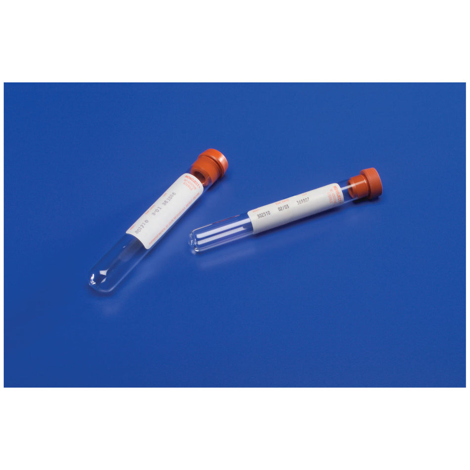 Cardinal Health Monojecttm Standard Blood Collection Tubes - Red (Silicone Coated Stopper) - 7ML - 13 x 100