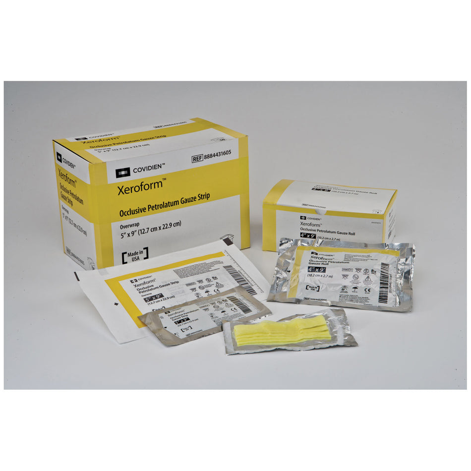 Cardinal Health Xeroform Petrolatum Gauze Dressing - Patch Peelable Foil Packs