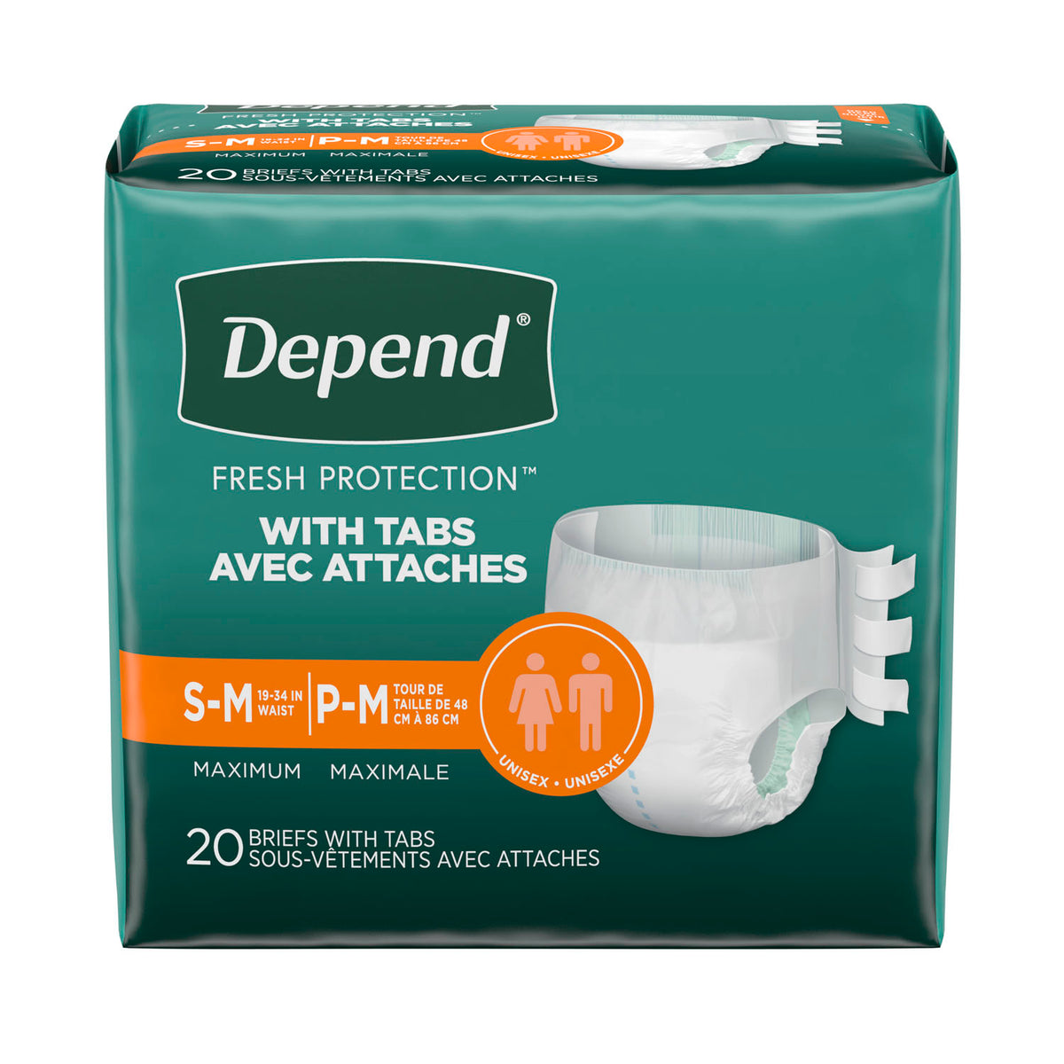 Kimberly-Clark Dependtm Overnite Briefs
