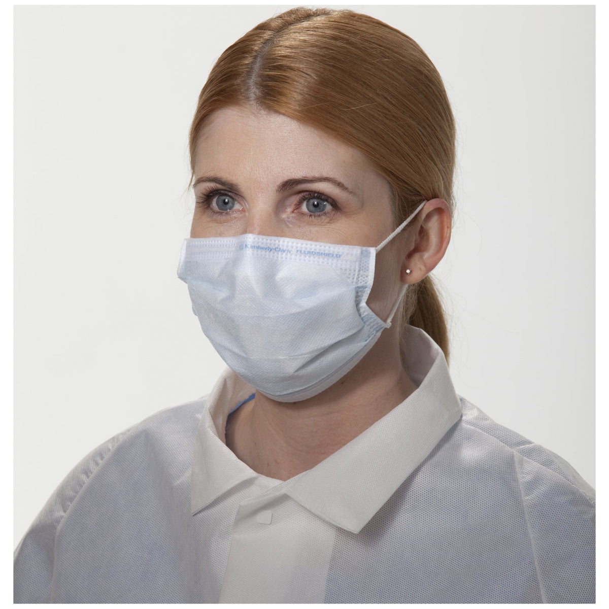 Halyard Fluidshieldtm Face Masks - Fog-Free Surgical Masks (Orange)