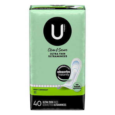 Kimberly-Clark Feminine Care Products - Ultra Thin Pads - Super Premium Pads - Teen - U by Kotex