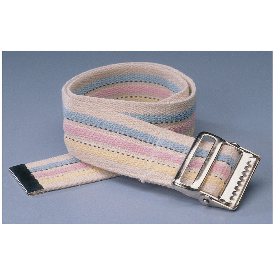 Kinsman Color Coded Gait Belts with Metal Buckle - #1 Stripe
