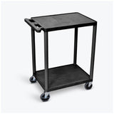 Luxor Utility Carts - Two Shelves (24"W X 18"D X 33.5"H)