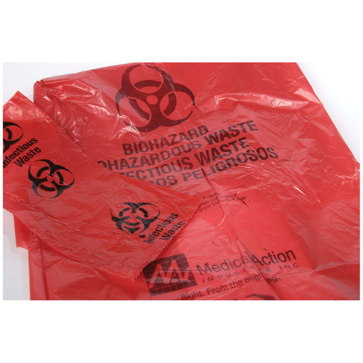 Medegen Laundry & Linen Bags - Soiled Linen (Lldpe Film) - No Print - Flat Pack – image 2