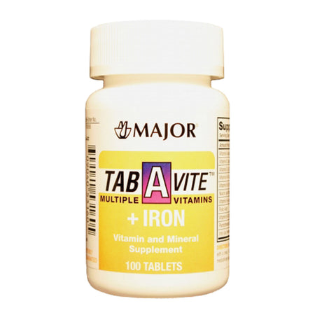 Major Multivitamins - Tab-a-Vite with Iron