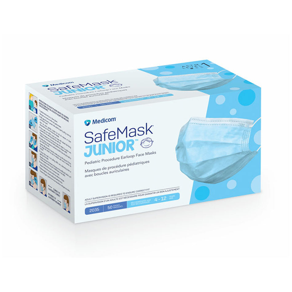 Medicom Safemask Junior Pediatric Procedure Face Masks