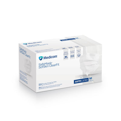 Medicom Safemask Sofskin Level 3 - ClearFit, Fog-Free Strip