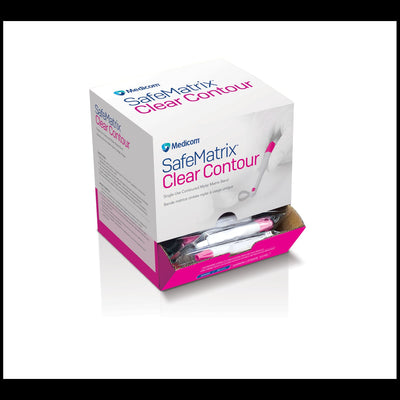 Medicom Safematrixtm Single-Use Matrix Band - Clear Contour