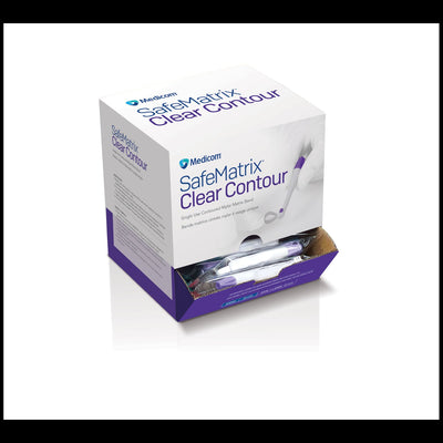 Medicom Safematrixtm Single-Use Matrix Band - Clear Contour