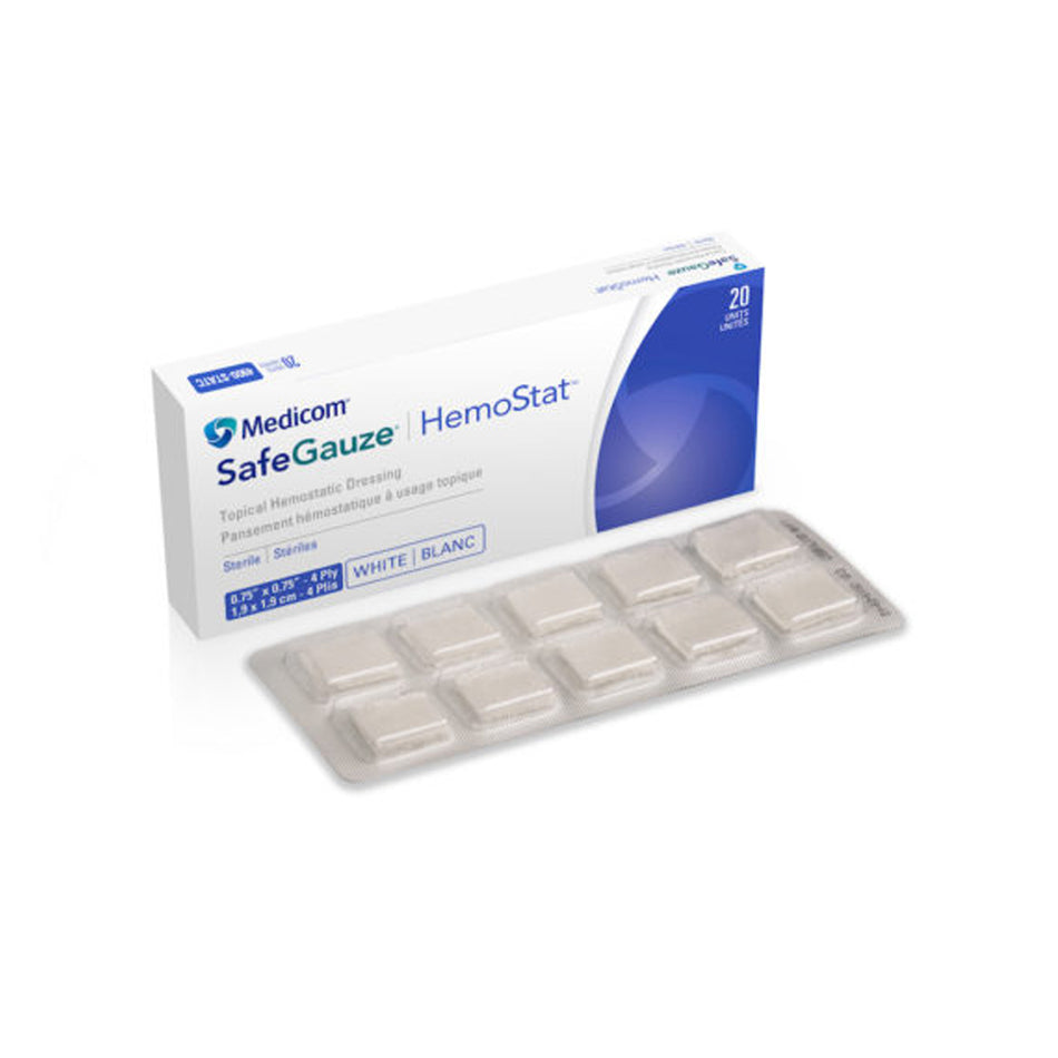 Medicom Safegauze Hemostattm Topical Hemostatic Dressing