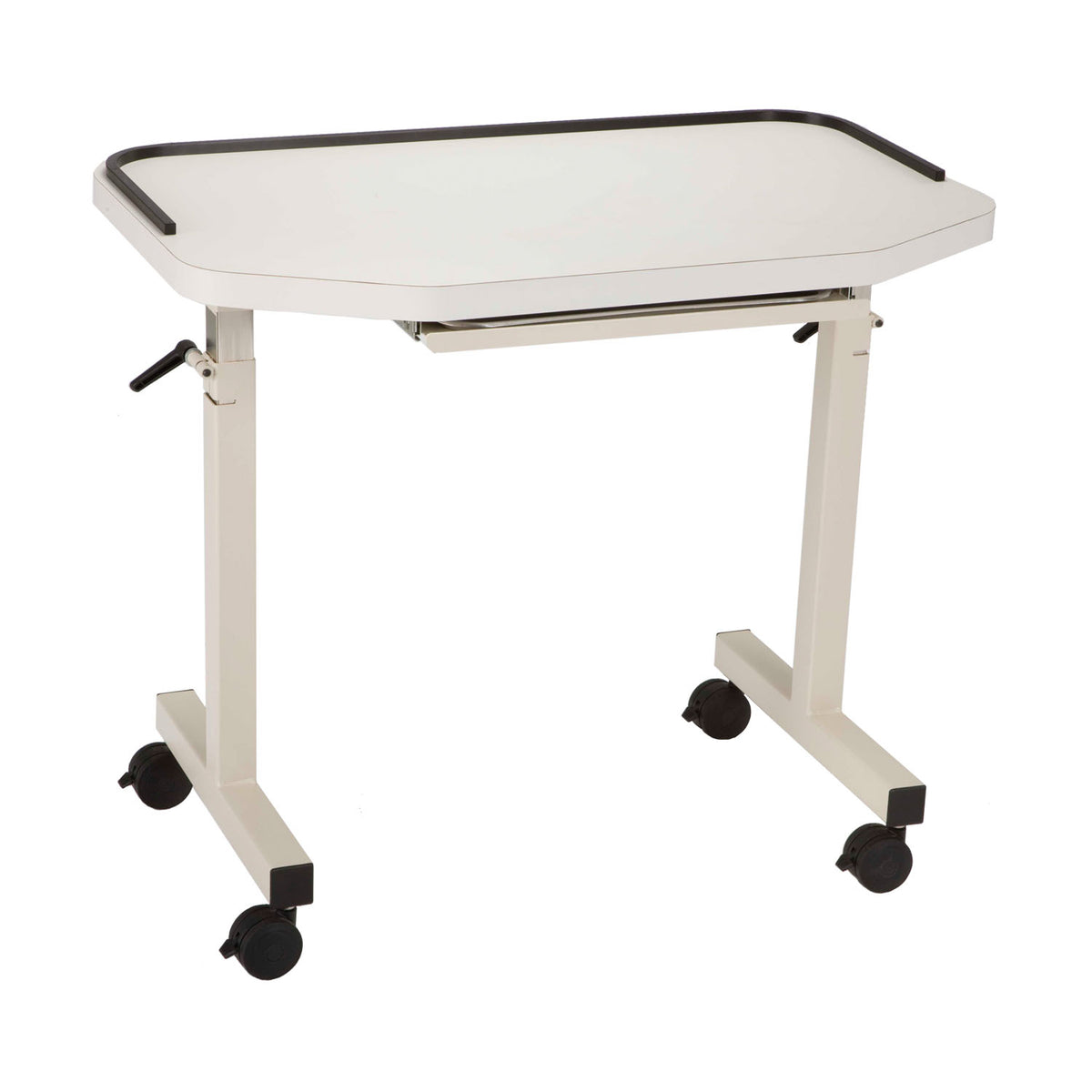 Mti Instrument Table - Laminate-Crystal Finish with Edge Guard