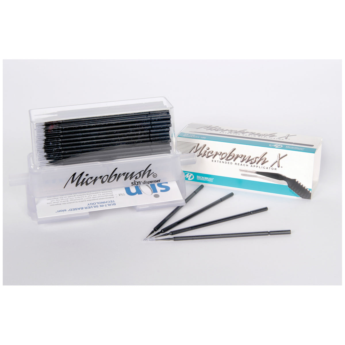 Microbrush X Extended Reach Applicators - Dispenser Kit