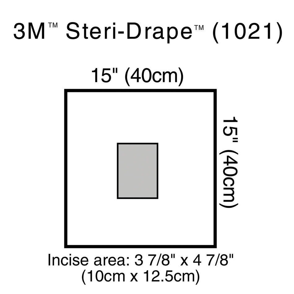 Solventum Steri-Drapetm Ophthalmic Surgical Drapes - Small Drape with Incise Film