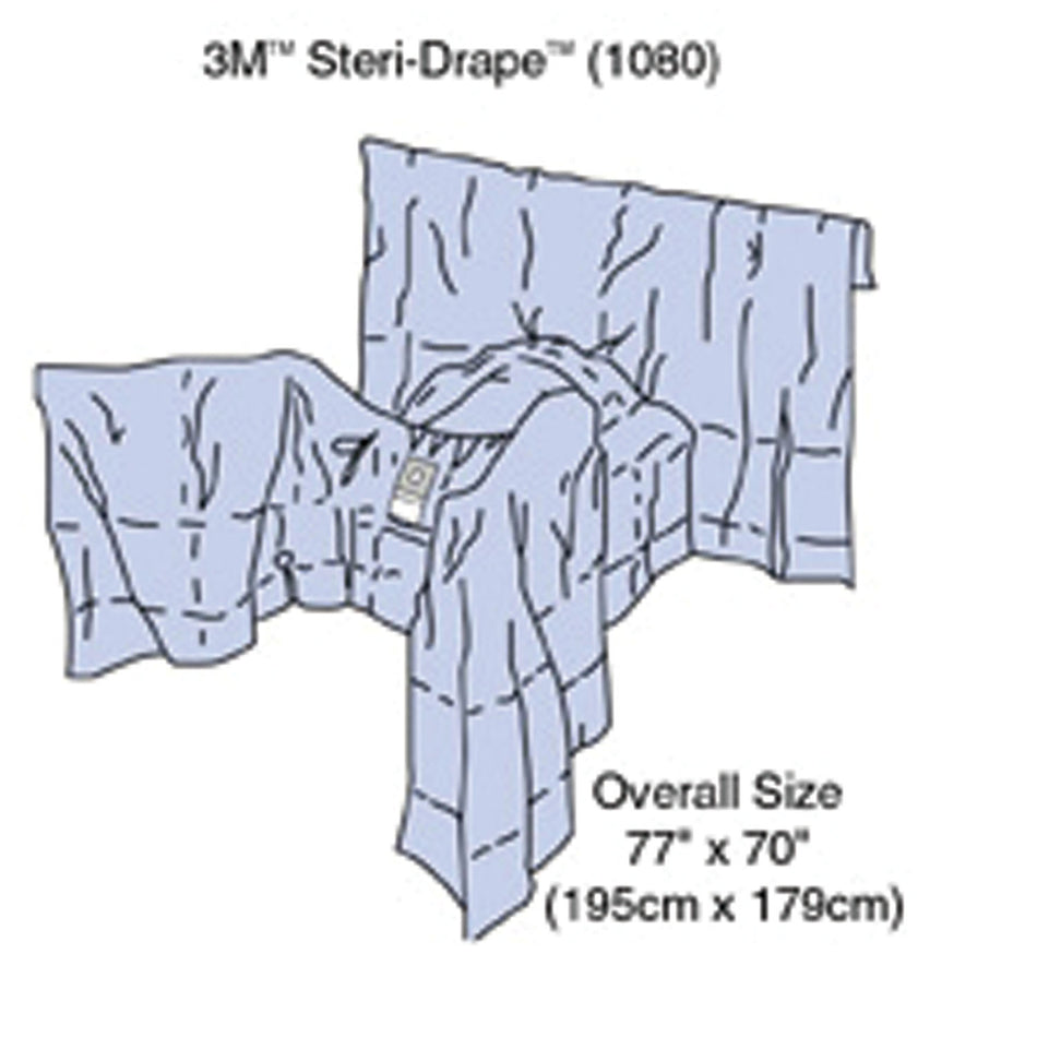 Solventum Obstetrics & Gynecology Drapes - Steri-Drape™ Gynecological Drape with Pouch