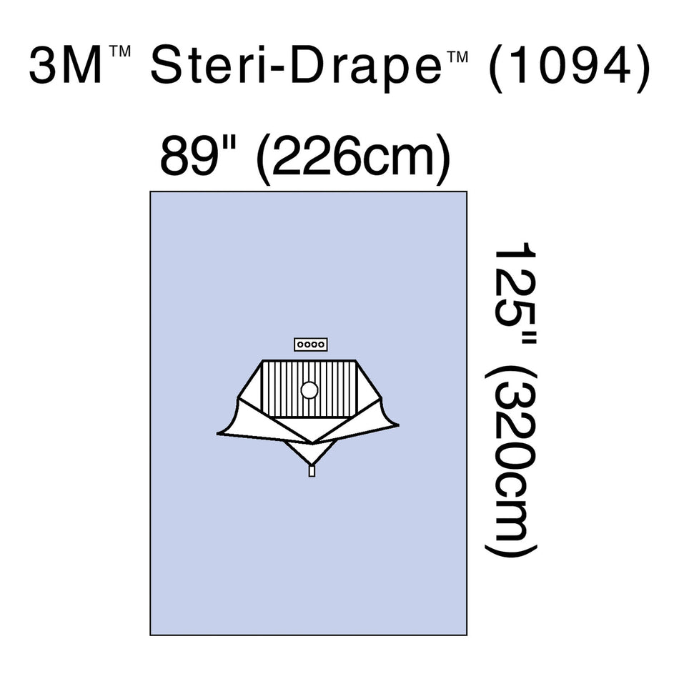 Solventum Steri-Drapetm Arthroscopy Drapes - 1 Exit Port