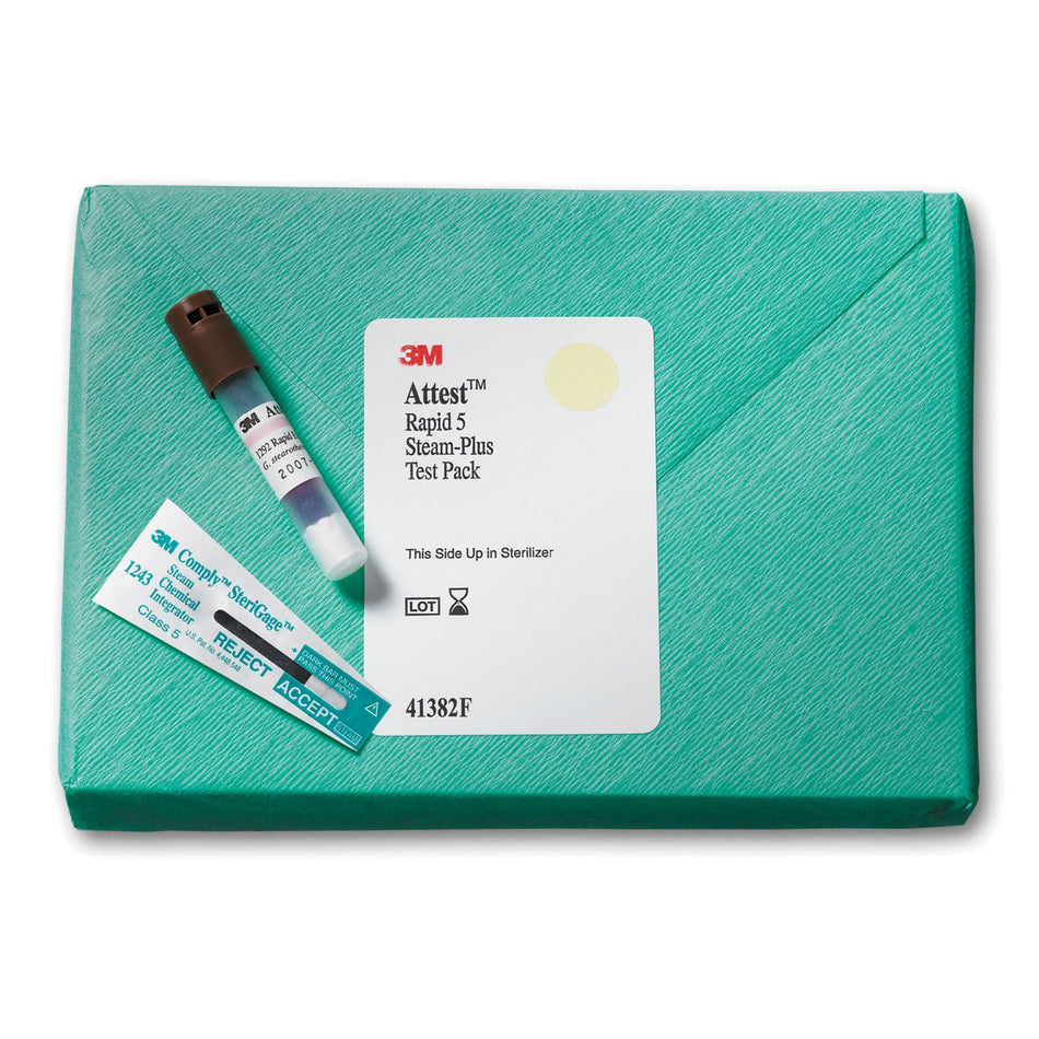 Solventum Attesttm Rapid 5 Steam Plus Test Pack - 16 Packs + 4 Controls