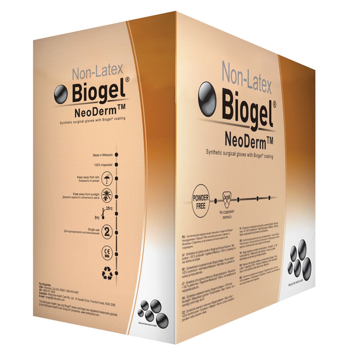 Molnlycke Biogel Neoderm Gloves