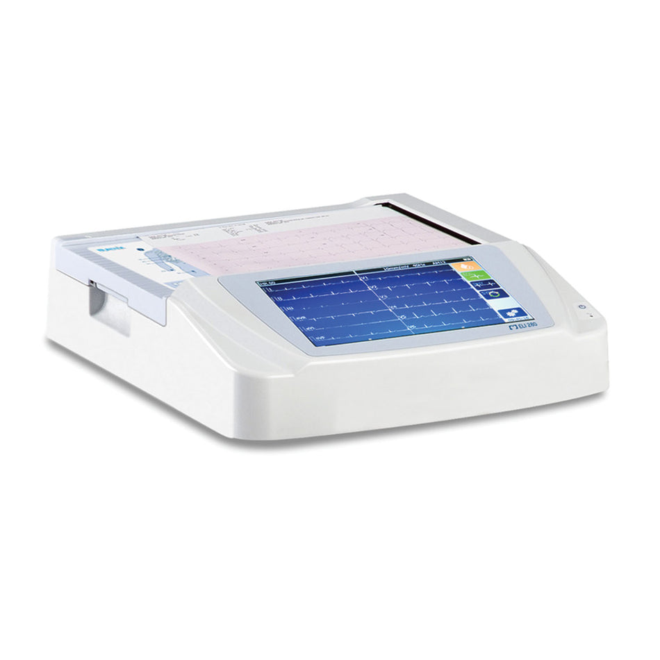 Welch Allyn Mortara Burdick Eli 280 ECG with AM12 Patient Cable