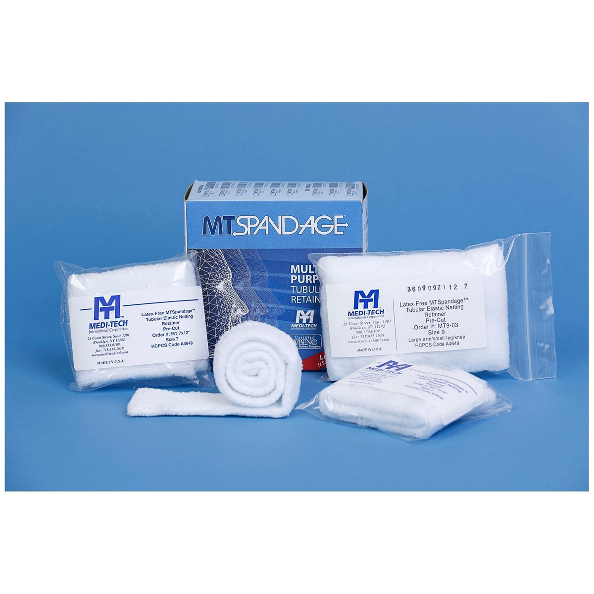 Marketlab Medi-Tech International MT Spandagetm Tubular Retainer Net - Pre-Cuts for Hand, Arm, Leg, Foot (Size 2)