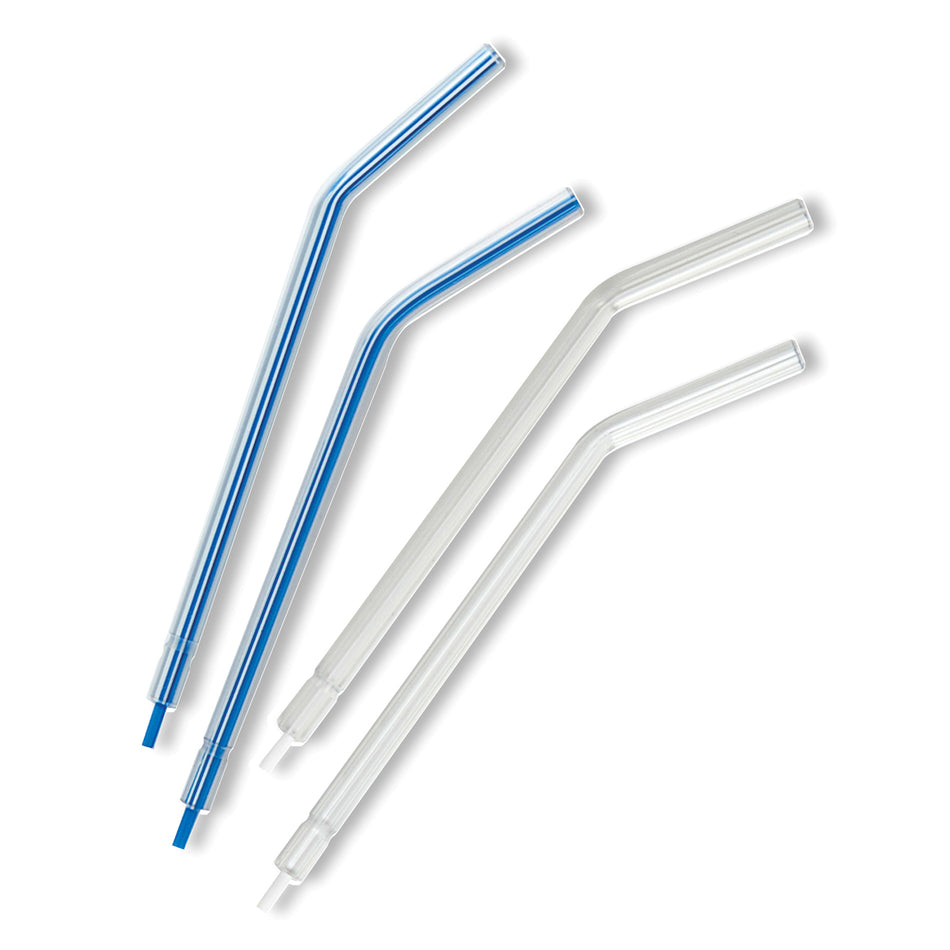 Mydent Disposable Air/Water 3-Way Syringe Tips - Blue