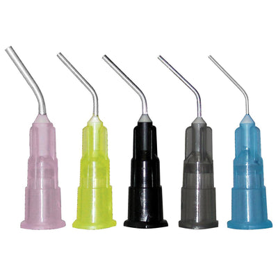 Mydent Defend+plus Pre-Bent Dispensing Tips - 19 Gauge