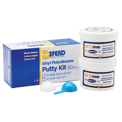Mydent Defend Super Hydrophilic VPS Impression Material - Vinyl Polysiloxane Putty Kit