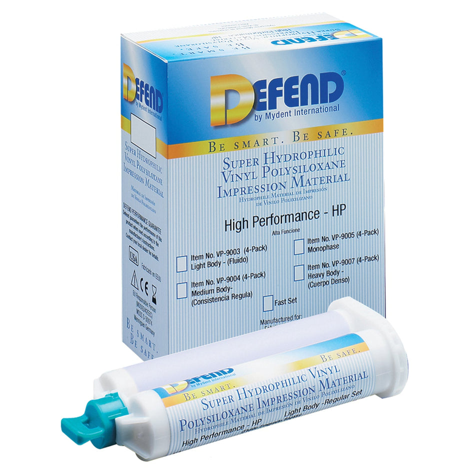 Mydent Defend Super Hydrophilic VPS Impression Material - Light Body Regular Set