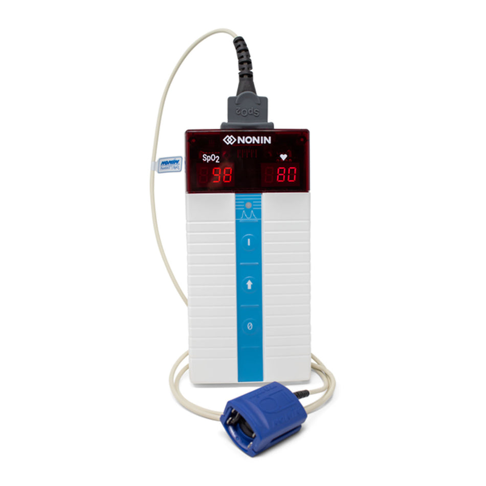 Nonin Model 8500 Handheld Pulse Oximeters - Adult Finger Clip SPO2 Sensor (8000AA-3)